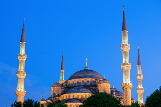Blue Mosque at Dusk