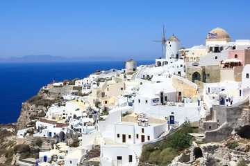 Fototapeta na wymiar Miejscowości Oia, Santorini