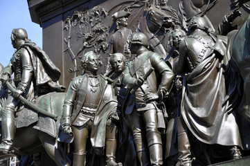 Berlin Denkmal Friedrich der Große Detail