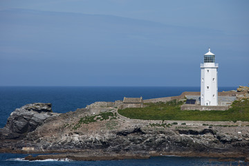 Fototapeta na wymiar Godrevy Lighthouse - Cornwall