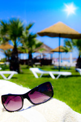 Sunglasses on vacations