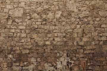 sehr alte Mauer