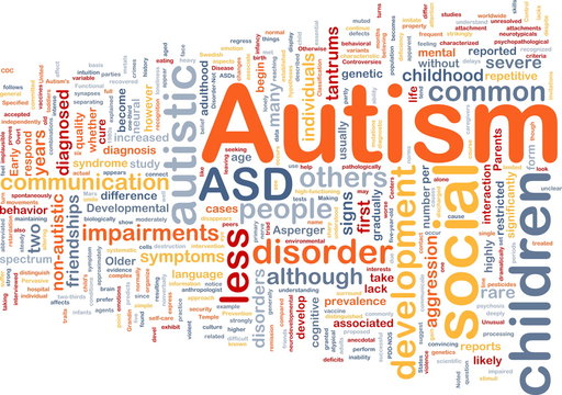 Autism background concept