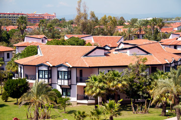 Luxury residences along Mediterranean sea in Turkey