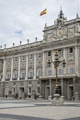 Fototapeta na wymiar Royal palace in Madrid