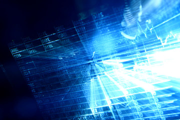 financial abstract background