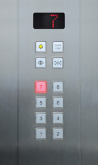7 floor on elevator buttons
