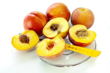 Naklejka na ściany i meble peaches and nectarines