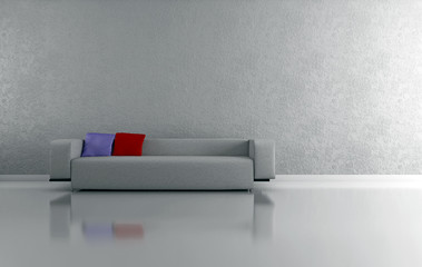 3d Interno con divano