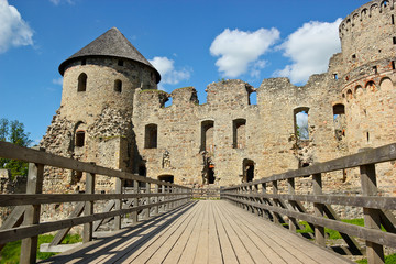 Fototapeta na wymiar Cesis zamek