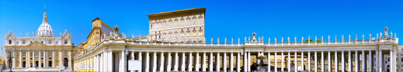 Fototapeta na wymiar Bazylika Świętego Piotra, Watykan. Włochy