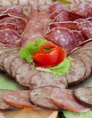charcuterie et décorations