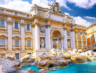 Fountain di Trevi ,Rome. Italy.