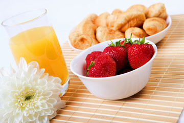Early breakfast.