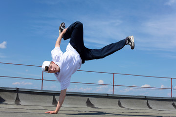 street dancer outdoors