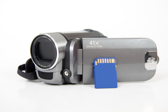 digital home video camera zoom with sd memory card