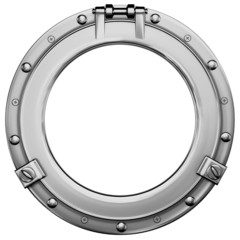 Bullauge (Stahl) mit Beschneidungspfad / porthole