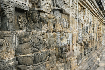 Indonesia, Java. Borobodur