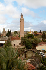 Obraz premium Good view on the panorama of the south town