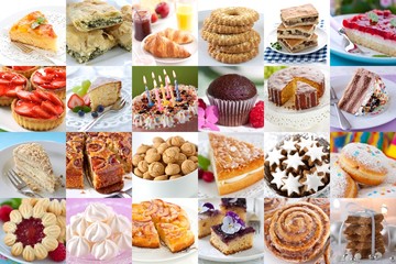 Collection of baked products