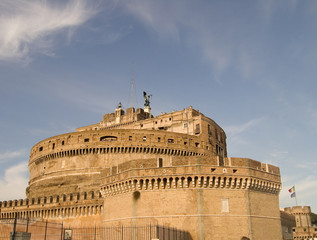 Fototapeta na wymiar Zamek Świętego Anioła w Rzymie