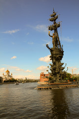 Fototapeta na wymiar Fregata Moskwa