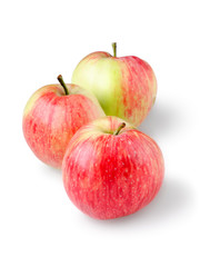 Three ripe apples