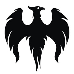 Phoenix bird wings (vector)
