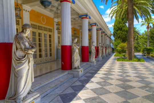 Achillion palace, Corfu island , Greece