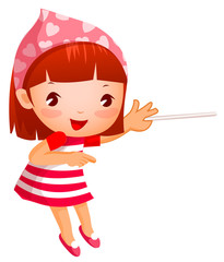 Close-up of girl standing