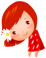 Close-up of girl standing