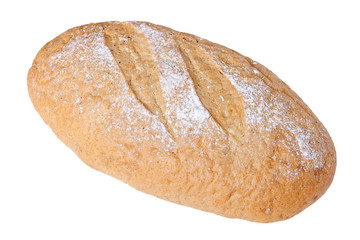 Bred isolated on white.