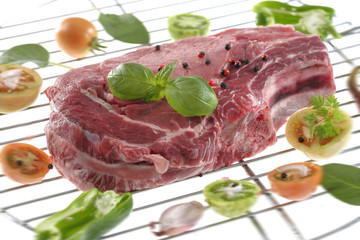 Côte de boeuf prête à être rôtie
