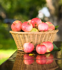 ripe apples.