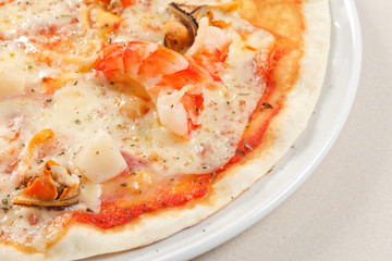 seafood pizza