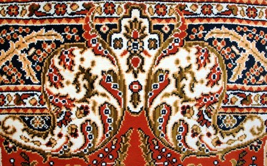 Texture of Handmade Turkish Carpet