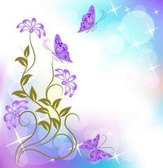 Fototapeta premium Floral background