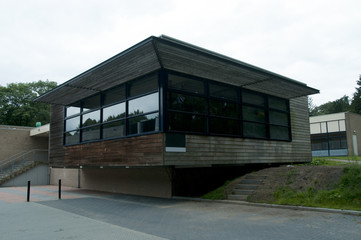 Fototapeta premium old architecture school