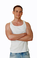 junger mann sportlich