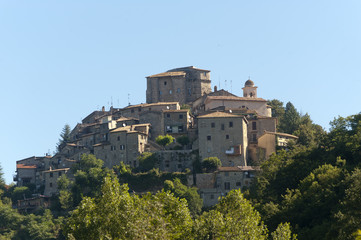 Fototapeta na wymiar Ornaro (Rieti, Lazio, Włochy) - stara wieś