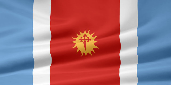 Flagge der Provinz Santiago del Estero - Argentinien
