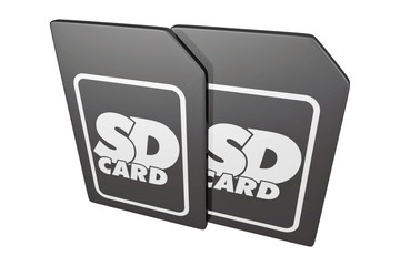 SD Speicherkarte - zwei Stück