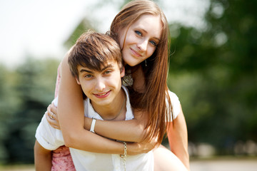 Fototapeta premium young couple