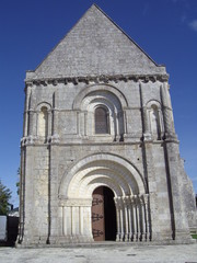 Fototapeta na wymiar Saint Martin de Meursac