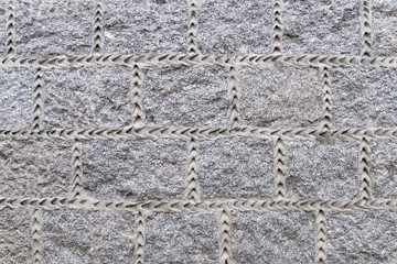 texture that shows the details of the construction of a wall..