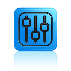 Ic&ocirc;ne table de mixage / r&eacute;glage