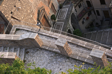 Scalinate del borgo di Cervara di Roma