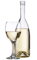 White wine bottle