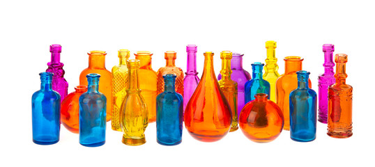 Colorful bottles
