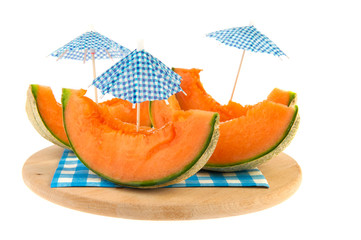 Slices of melon